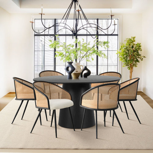 Round Seats 6 Kitchen & Dining Room Sets, Dining Table Sets You'll Love